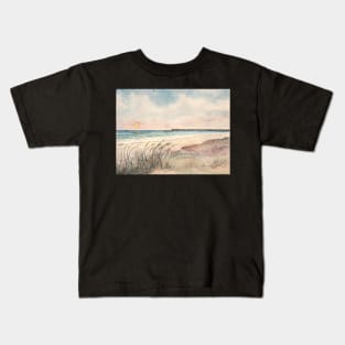 Seascape Beach Florida pier Kids T-Shirt